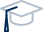 icon course type grad hat
