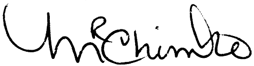 Michelle Chimko's signature