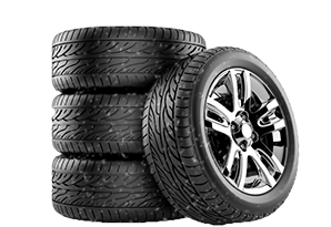 tires stacked snow
