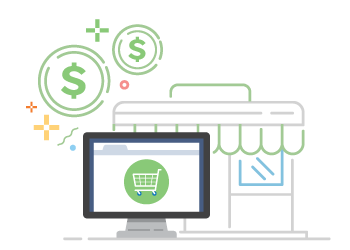 online shopping rewards grey bg