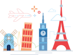 travel the world illustration