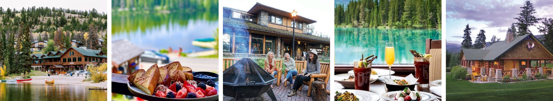 Waterfront Restaurants and Accommodations in Jasper